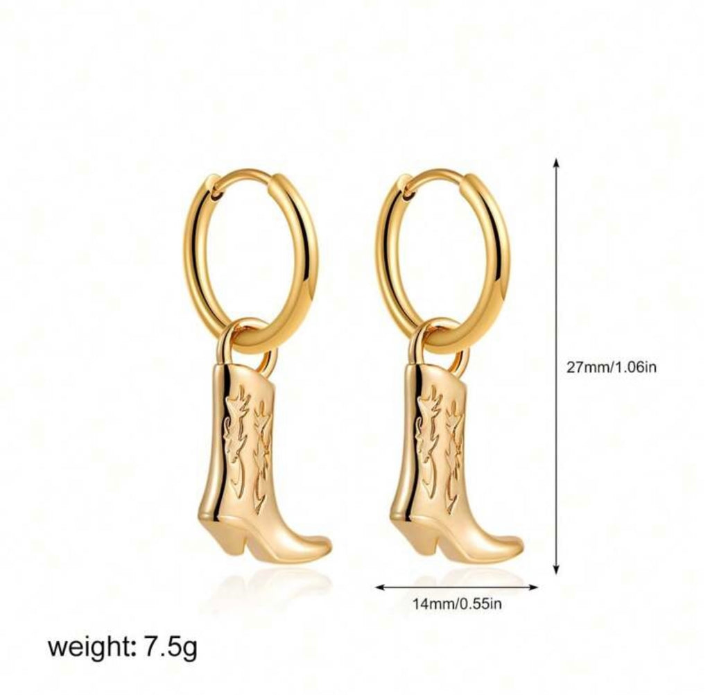 Cowboy Boot Earrings