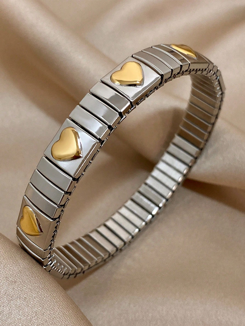 Elastic Star and Heart Bracelet