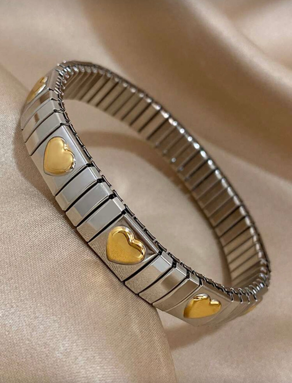 Elastic Star and Heart Bracelet