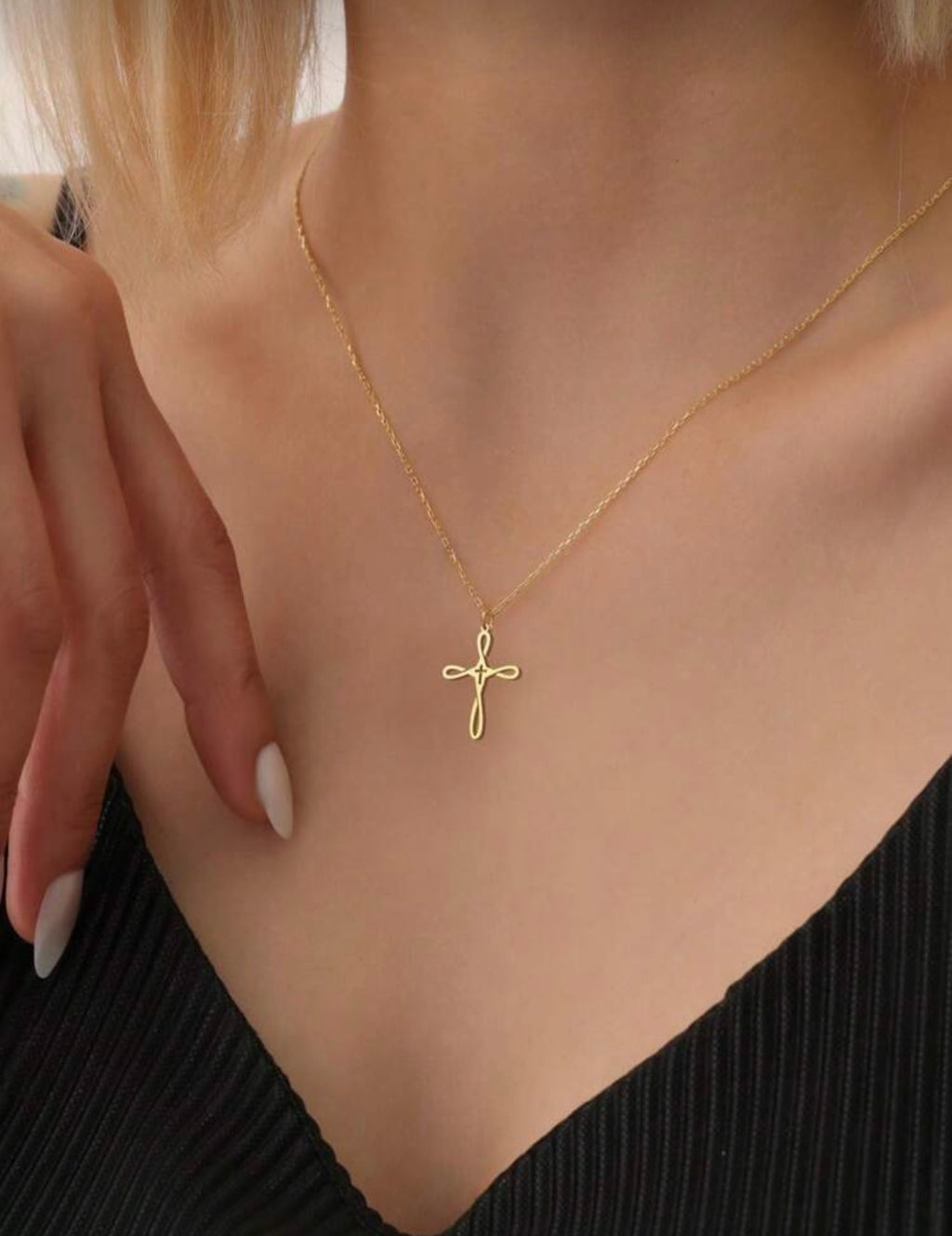 Bohemian Style Delicate Cross Necklace
