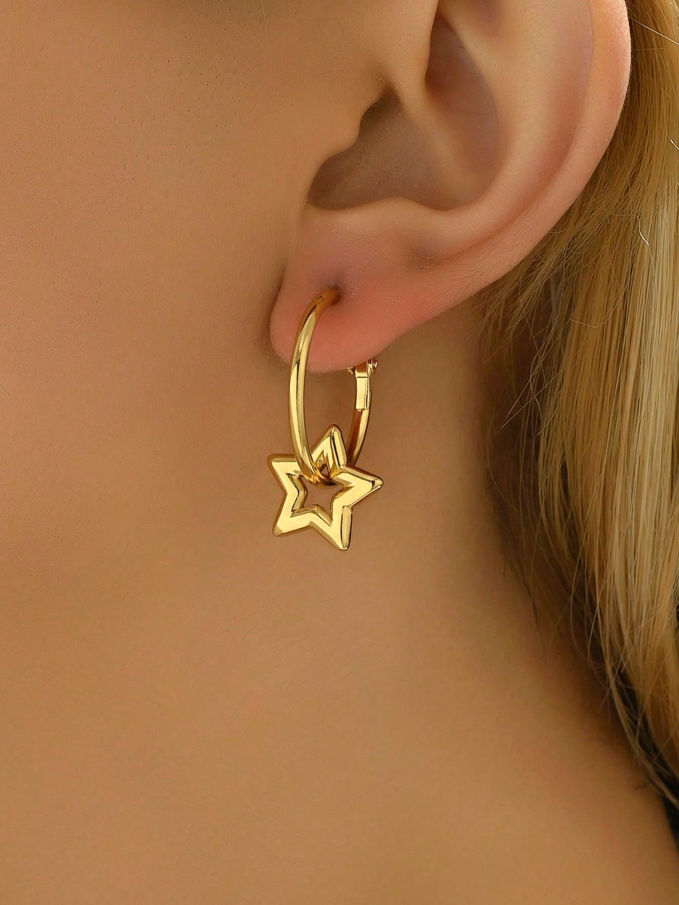 Star Pendant Earrings