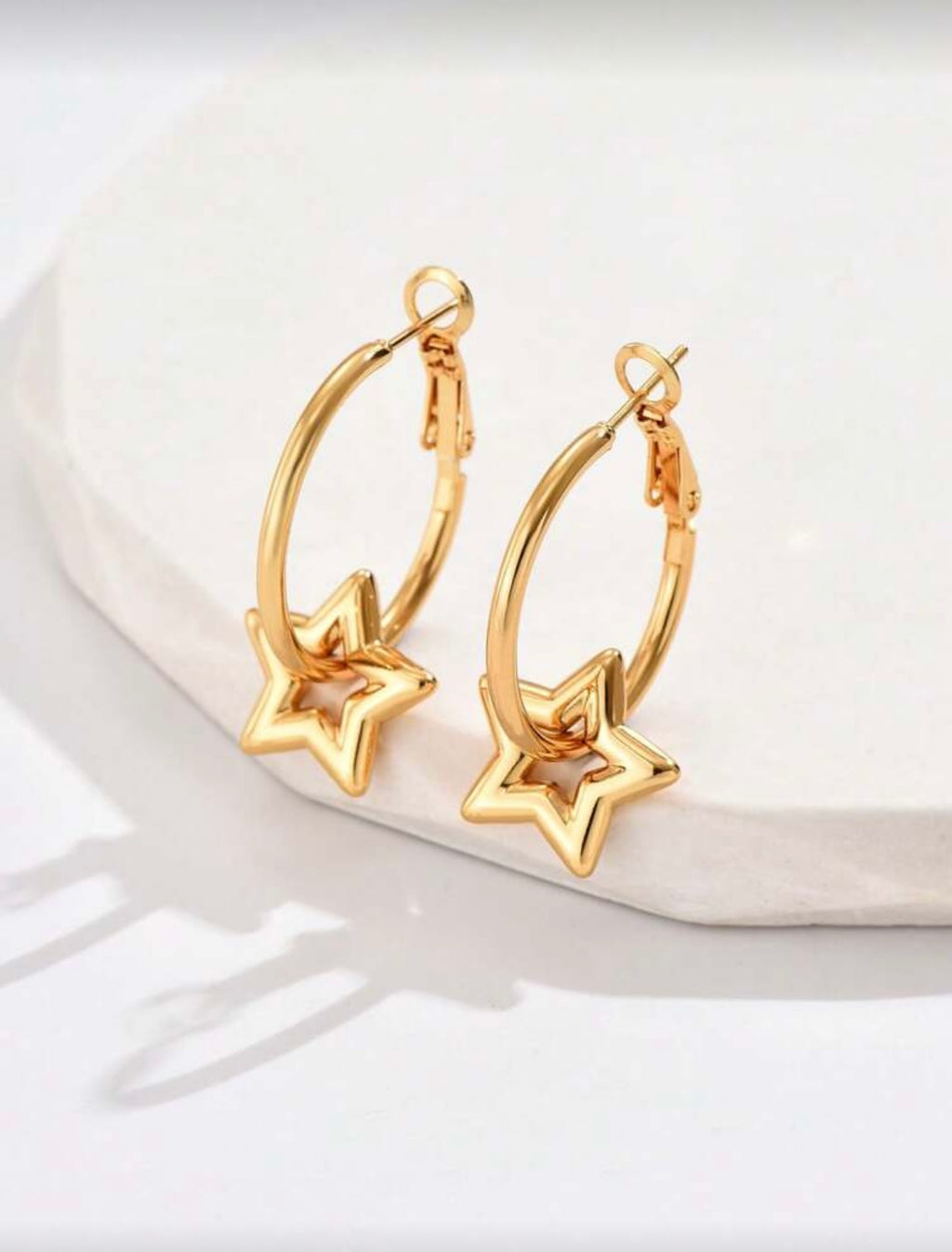 Star Pendant Earrings